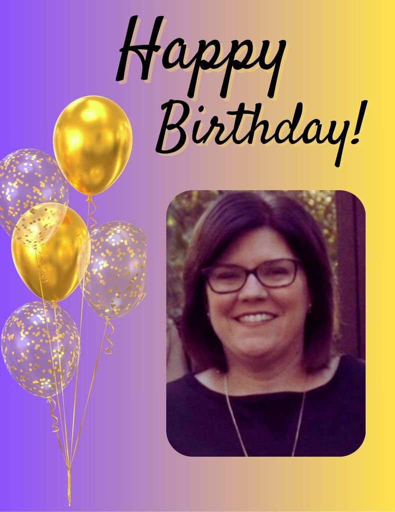 Happy Birthday Ms. McClure! We hope you have a great day!!