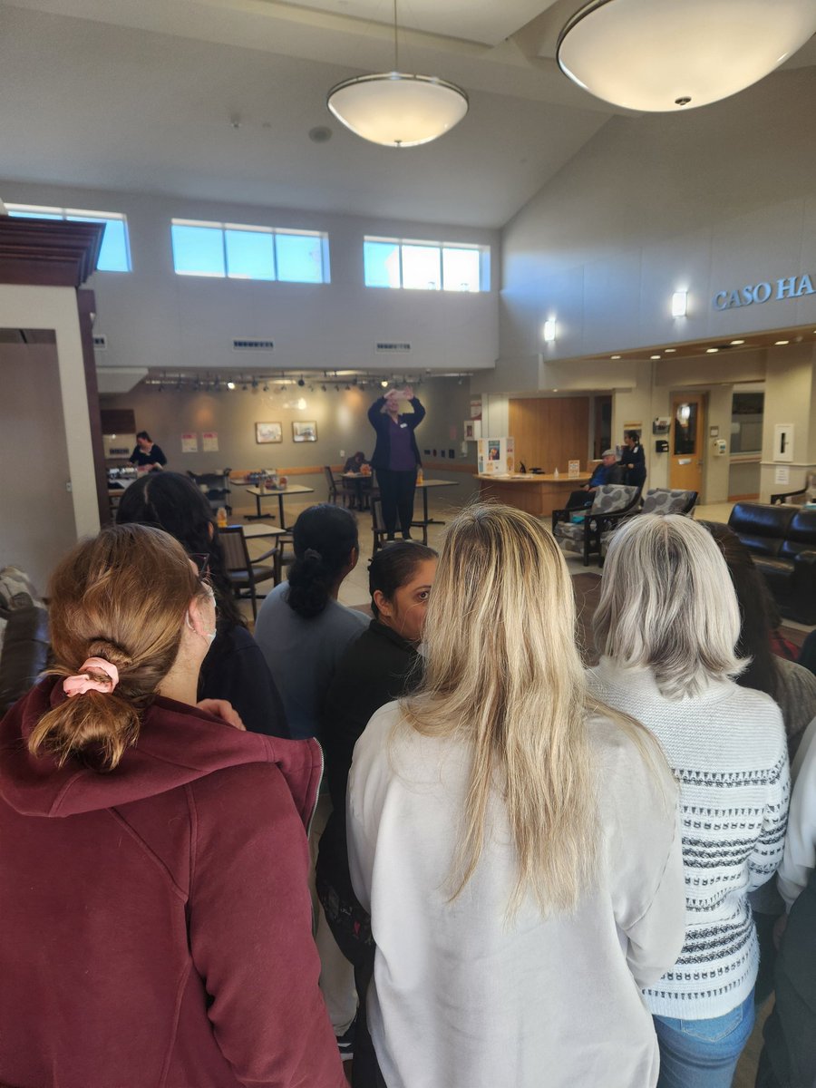 Had a blast with <a href="/geo_veronica/">Geo_Veronica</a> and the Valleyview #ltc team to train new #rnao #bpso champions! <a href="/DorisGrinspun/">Dr. Doris Grinspun 🇨🇦 RN, PhD, FAAN, O.ONT</a> <a href="/Julia__Fine/">Julia</a>  Here's a peak "behind the scenes" :)