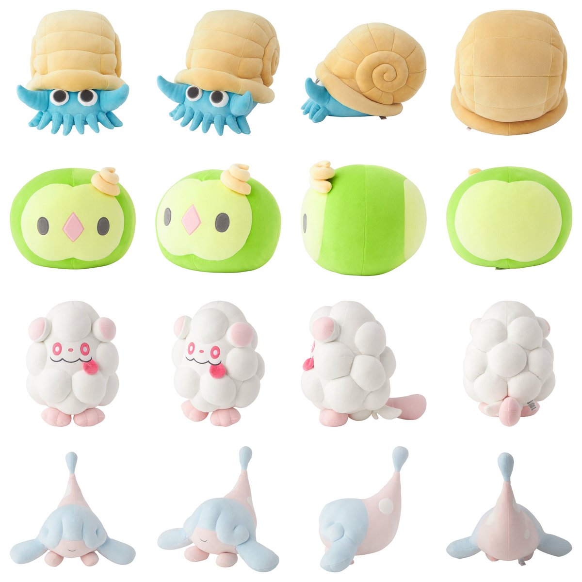 Amazonにて「もっちりっちぬいぐるみ オムナイト/ユニラン/ペロッパフ