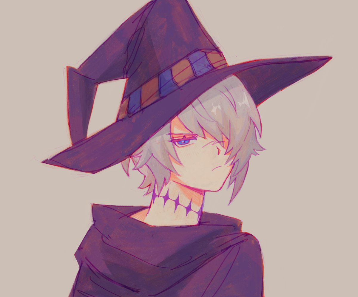 endlnine's tweet image. happy halloween! obligatory lucilius drawing