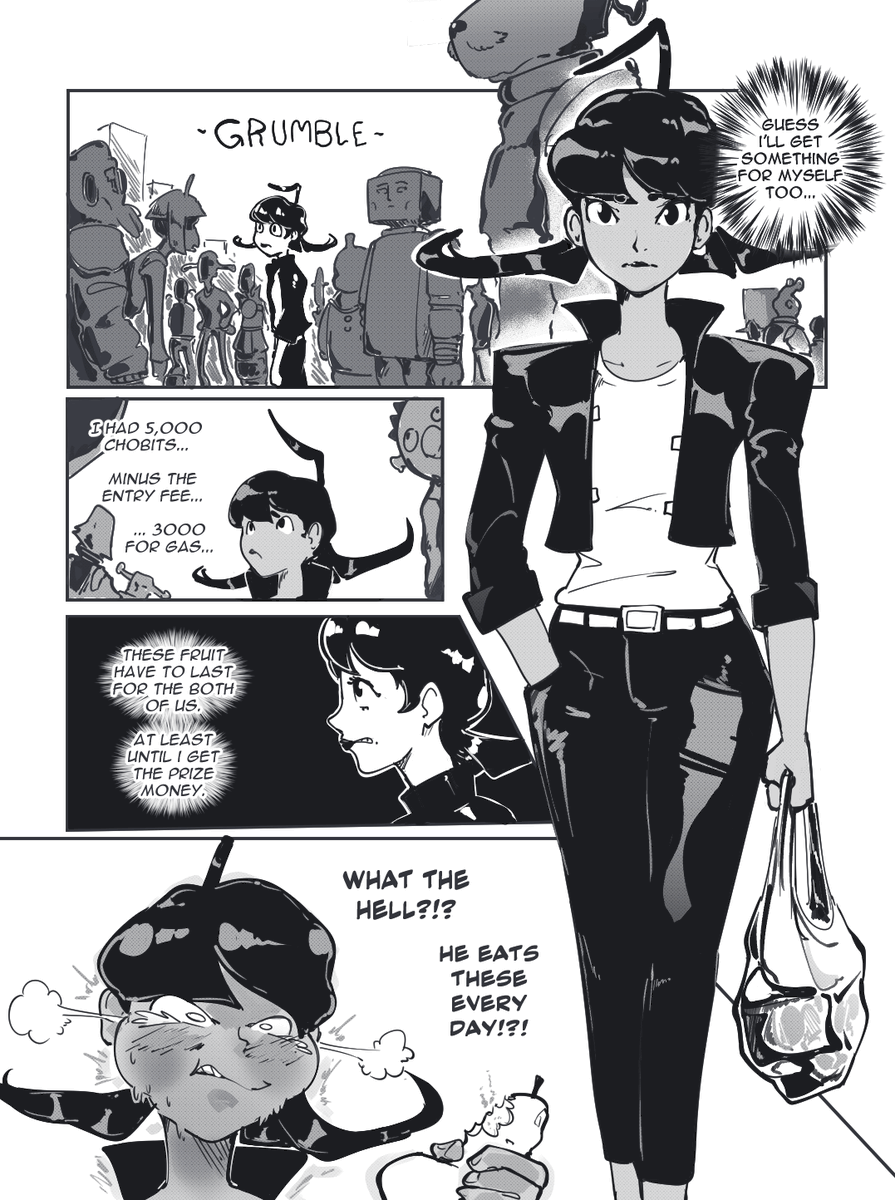 ImMisterPlow's tweet photo. I've uploaded NOYEMI to Globalcomix with a couple of little edits here and there.
It's a short manga about Noyemi, who is the most Noyemi racer in the galaxy. If you decide to check it out, then I hope you enjoy it!
Read it here: https://t.co/B9RdnM0ugn https://t.co/o43aSippFs