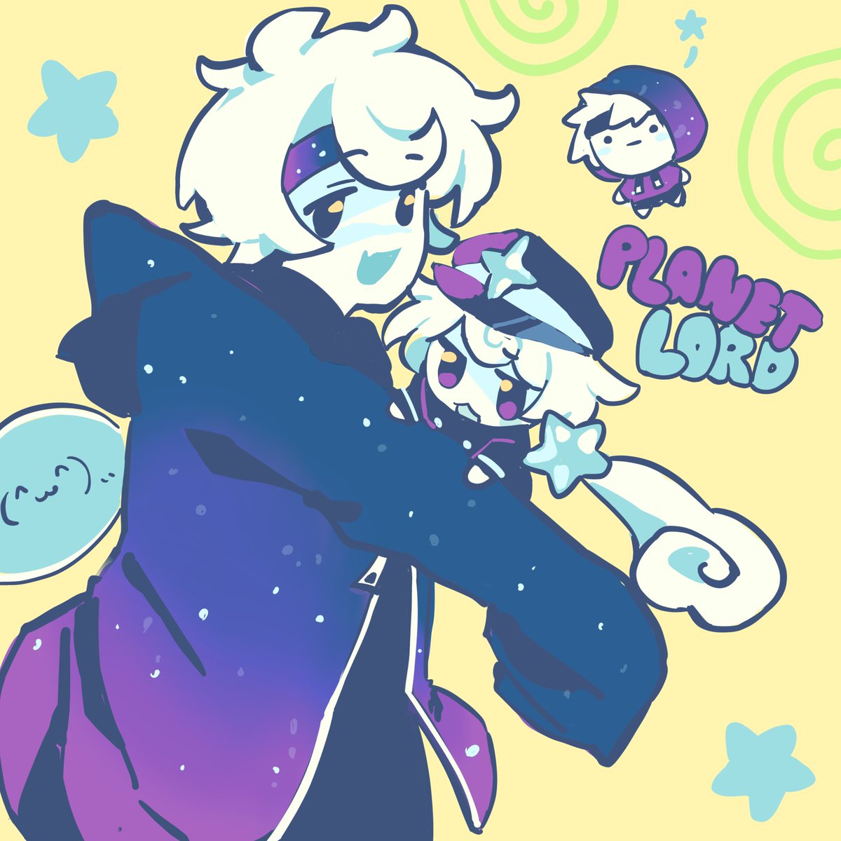 happy halloween :3 this was supposed to be a chibi but whatevs #planetlordfanart #milkywaycookie