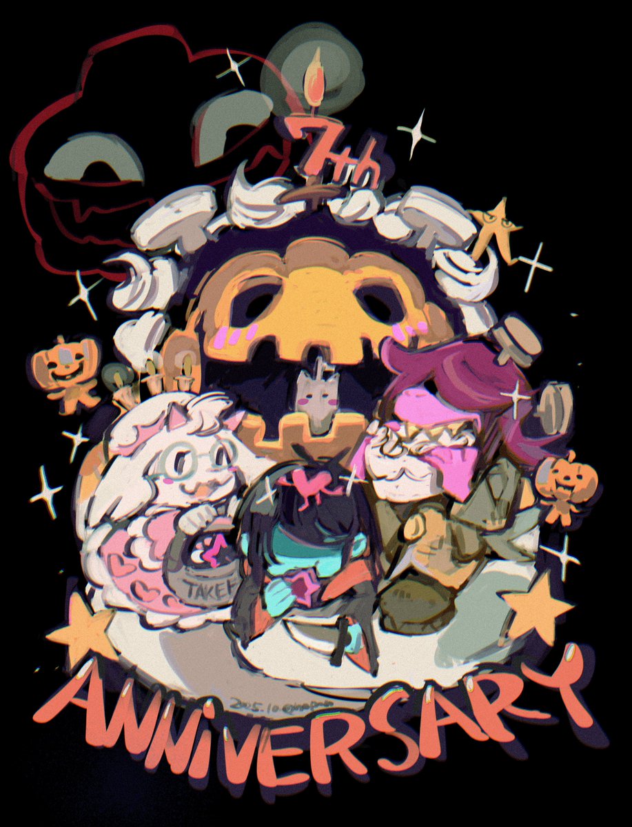 🥳🎉✨🎂🎃 #deltarune #deltarune7thAnniversary