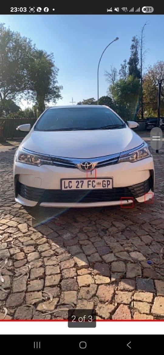 Am_Blujay's tweet photo. As Received
 
Please help this car was stolen last night. My brother is a bolt driver and got hijacked by three guys. One was a bit older to the two because when they drove from Vosloo to Soweto they started hitting him the put him at the back of the car, took his shoes and the money.

He managed to runaway after they tied his feet and hands while looking for plastic and a rope.

He's safe but the car and phone were last tracked to Dobsonville. We have opened a case but still looking for the car. Your assistance will be highly appreciated Naledi: 0620120781

Thato:0812481481