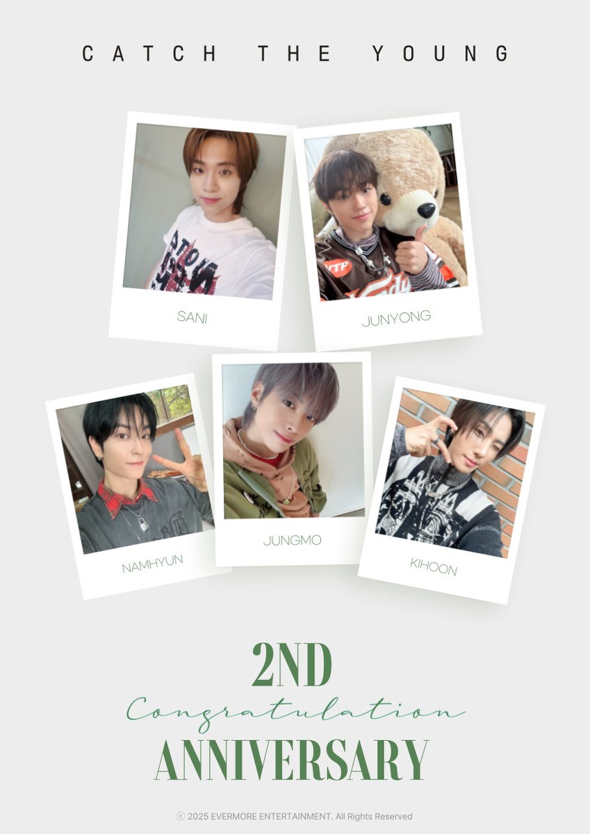 catch_theyoung's tweet photo. 🎉 CATCH THE YOUNG 2ND ANNIVERSARY🎉

캐치더영 데뷔 2주년을 진심으로 축하합니다❤

#캐치더영 #CATCHTHEYOUNG #CTY
#캐치더영데뷔2주년축하해 #HAPPYTHEYOUNGDAY https://t.co/9dn0PUa1ni