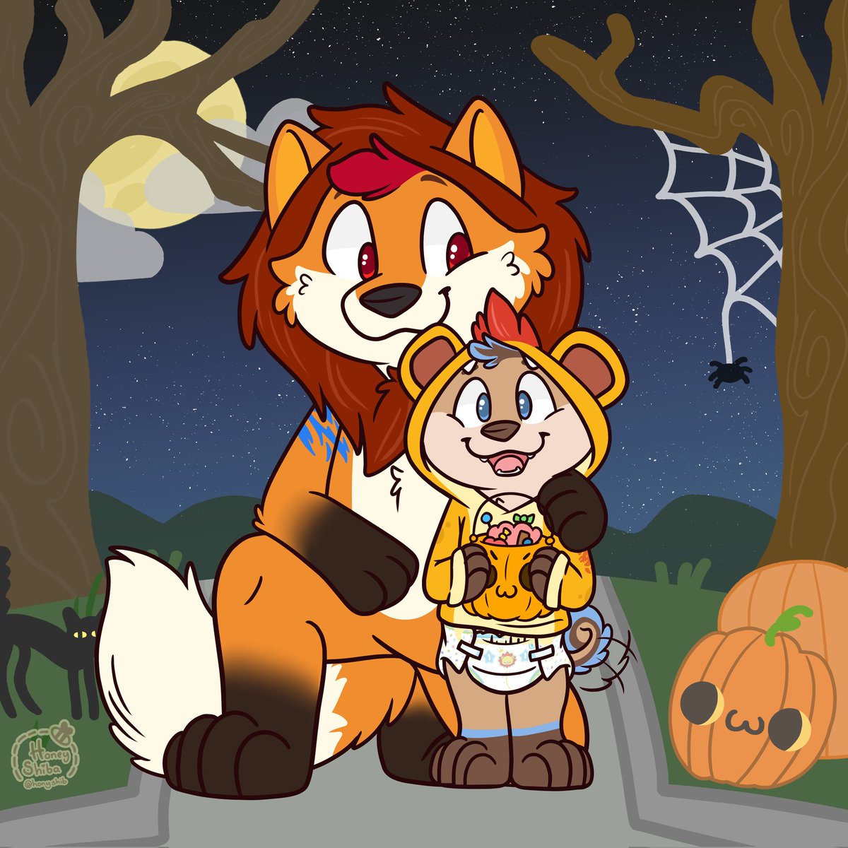 Happy Halloween!  Daddy helped dress me up as my favorite character, Kion so now we can get lots of candy!