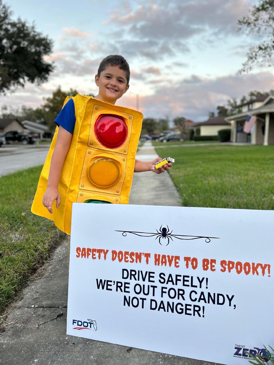 MyFDOT_Tampa's tweet image. 🎃👻 Safety doesn’t have to be spooky!

Our District Seven kids and pets are reminding everyone to keep our roads safe for little monsters and critters. 🚗✨ #DriveSafe #TargetZero