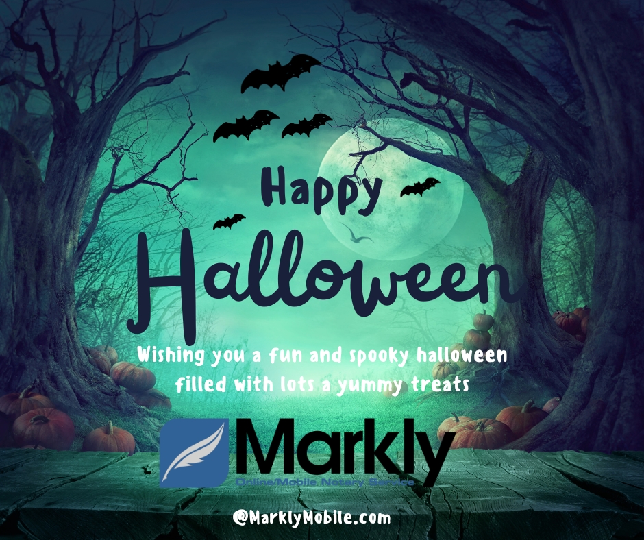MarklyMobile's tweet photo. 👻 Happy Halloween from Markly! 🎃
Wishing you a safe and spooky day filled with treats, laughter, and maybe a little magic. 🕸️✨
Stay safe, have fun, and don’t get tricked—unless it’s a good one! 🧡

#HappyHalloween #marklynotary #spookyseason #notary #notarypublic https://t.co/Tq4cAsUuV5