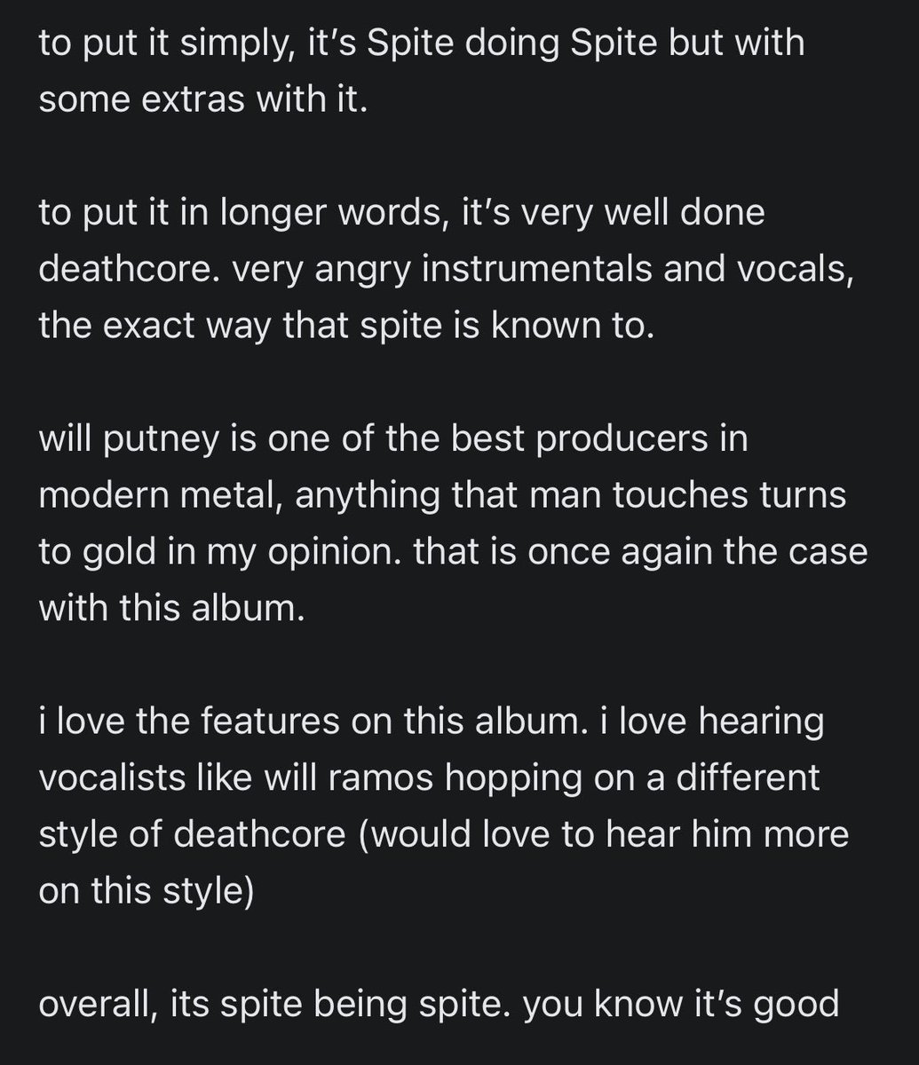 my thoughts on NEW WORLD KILLER by Spite