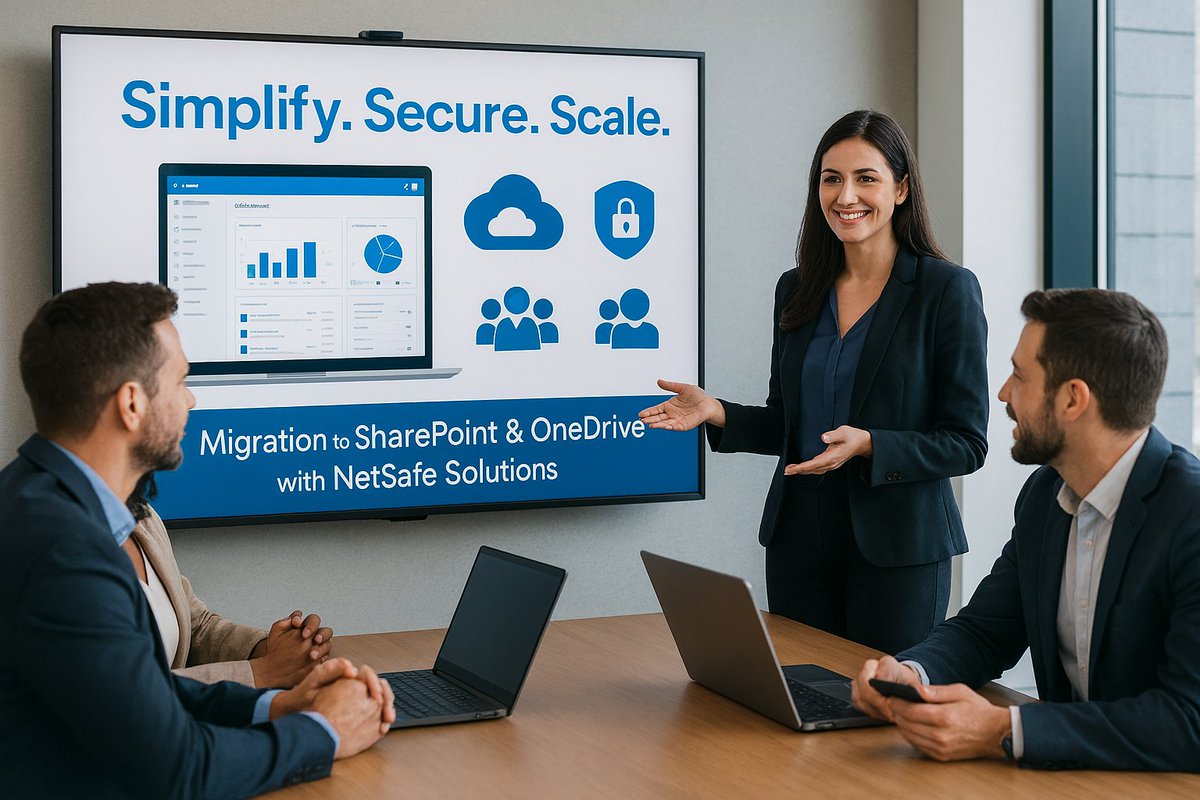 Still juggling files across outdated systems?

You’re not alone—and you’re not stuck.

As a business leader, you want to save time, cut costs, and keep your team productive. But inefficient tools and scattered data slow everything down.
At NetSafe Solutions, we guide you through