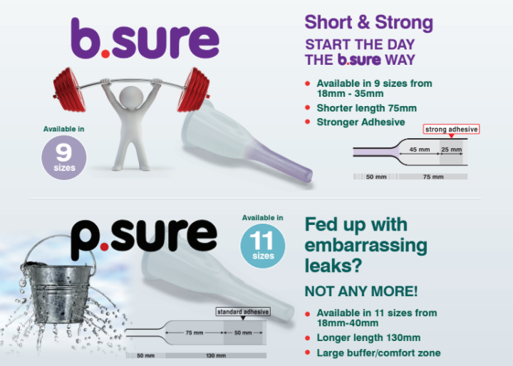 #FactFriday: A urinary sheath is a great way for many men/boys to manage their bladder problem.👌

We offer 11 sizes in our P-Sure and 9 sizes in our B-Sure ranges! Order a sample here &gt; ow.ly/SVwg50Wyec4

#MaleIncontinence #UrinarySheath #Continence #Urology #Bladder