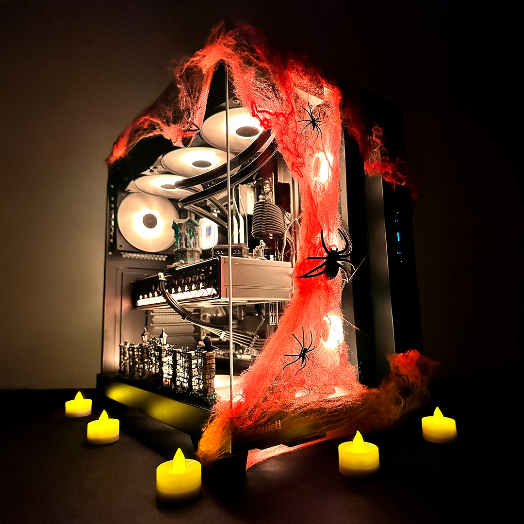 bequietofficial's tweet image. 🎃 Halloween Build by MPC Project

When silence meets the spooky season…

Light Base 500 LX and Pure Loop 3 LX set the stage for this hauntingly beautiful setup: pure Halloween vibes, straight from the crypt. 💀🖤

#bequiet #HalloweenBuild #LightBase500 #PureLoop3LX #PCbuild