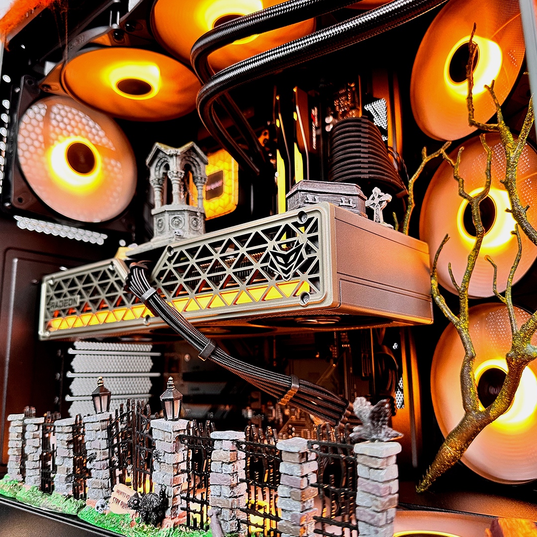 bequietofficial's tweet image. 🎃 Halloween Build by MPC Project

When silence meets the spooky season…

Light Base 500 LX and Pure Loop 3 LX set the stage for this hauntingly beautiful setup: pure Halloween vibes, straight from the crypt. 💀🖤

#bequiet #HalloweenBuild #LightBase500 #PureLoop3LX #PCbuild