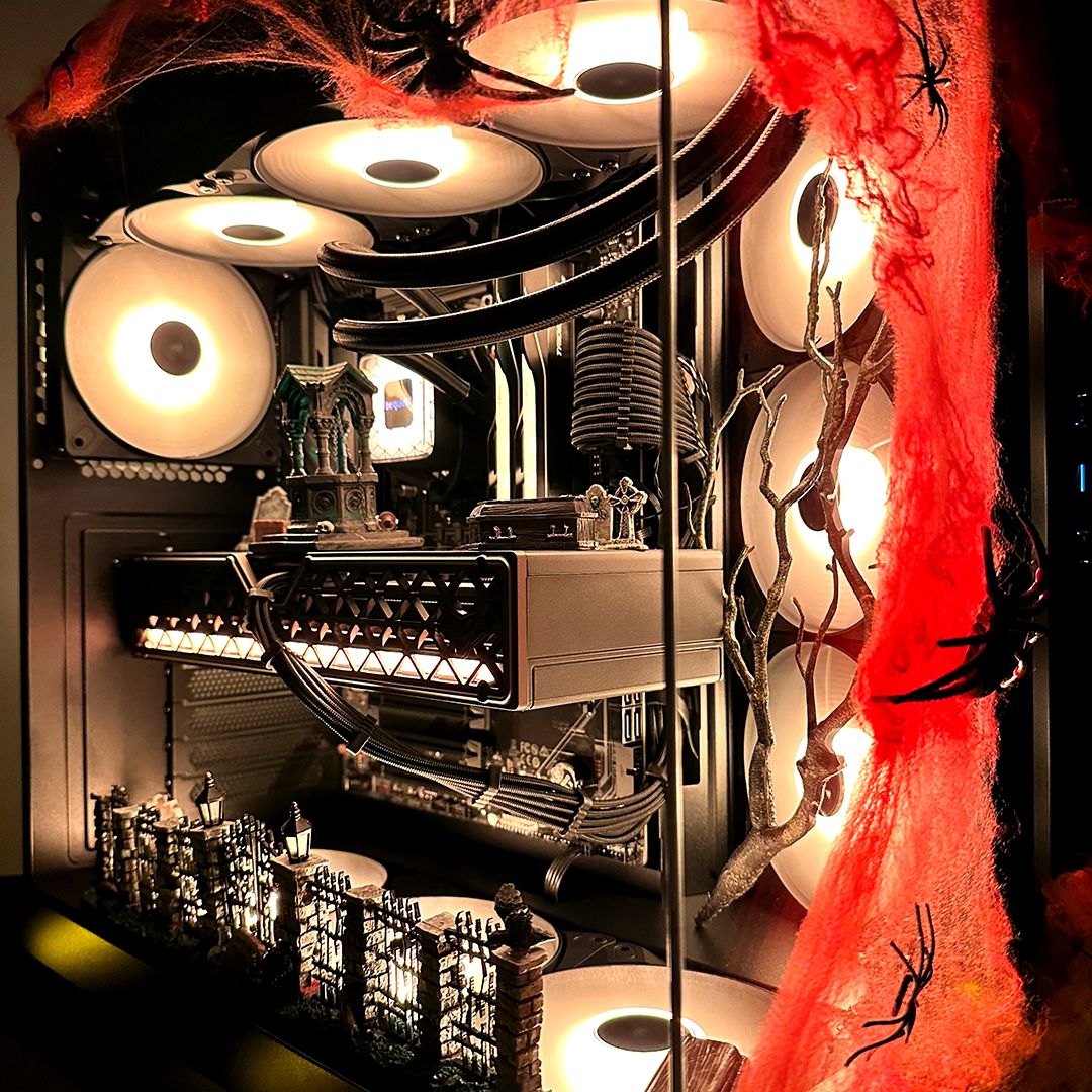 bequietofficial's tweet image. 🎃 Halloween Build by MPC Project

When silence meets the spooky season…

Light Base 500 LX and Pure Loop 3 LX set the stage for this hauntingly beautiful setup: pure Halloween vibes, straight from the crypt. 💀🖤

#bequiet #HalloweenBuild #LightBase500 #PureLoop3LX #PCbuild