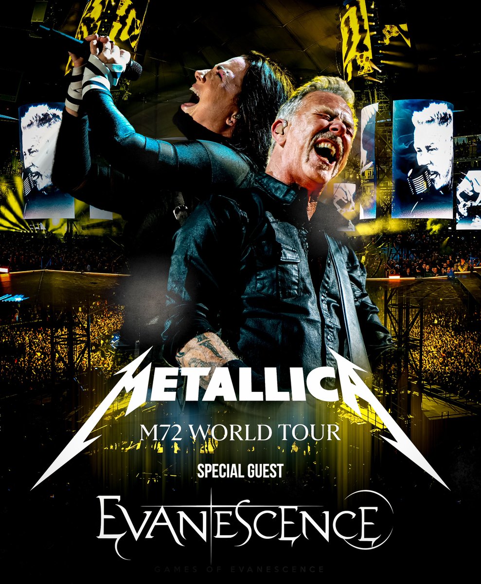 TOUR | @Evanescence will play their first show supporting the mighty <a href="/Metallica/">Metallica</a> tomorrow! Are you ready? ⚡️🤘🏻 #Evanescence
