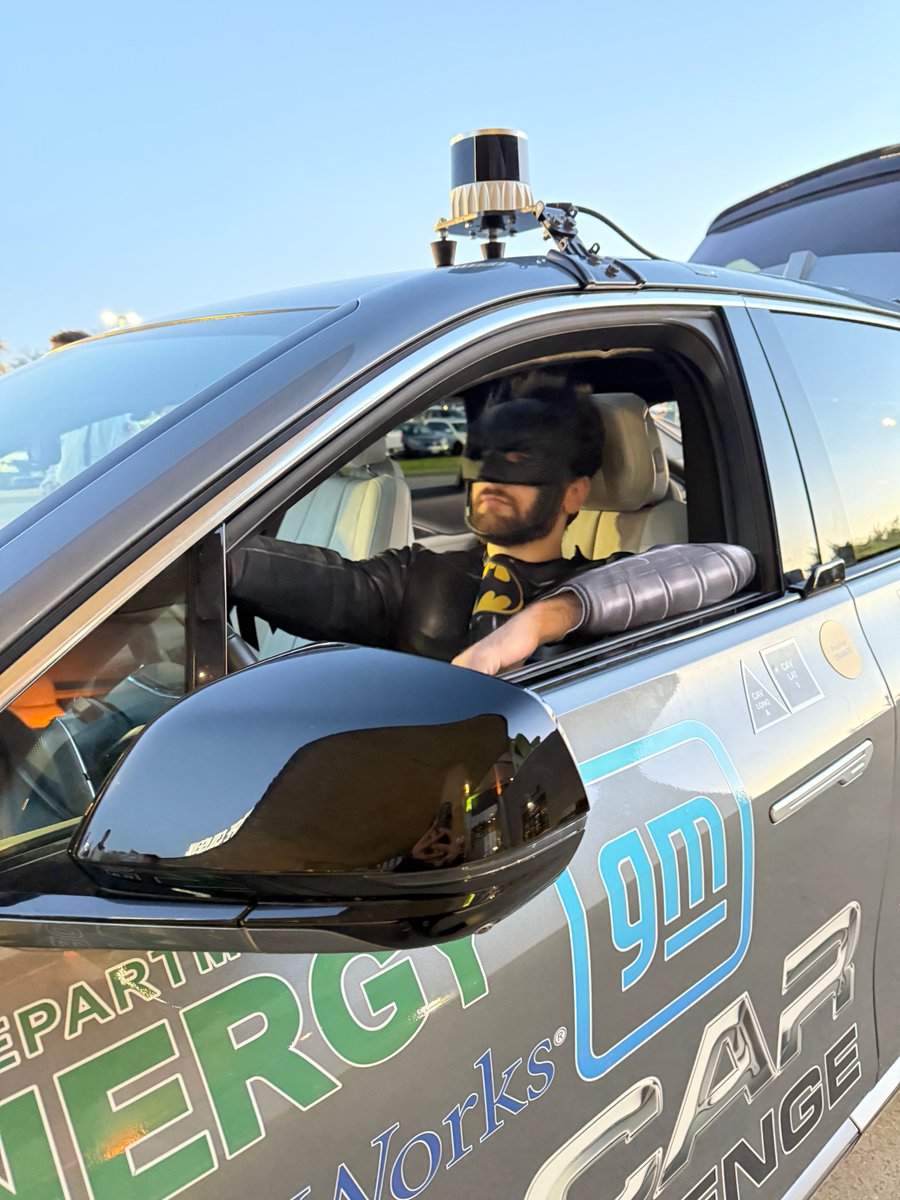 We had a blast at Track or Treat! 💛 Thanks for joining us for a frightfully fun night with the Cadillac LYRIQ and the WVU EcoCAR team. Happy Halloween! 🎃⚡️ #EcoCAR #Batman #LetsGo #TrackorTreat