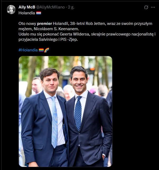 Brawo 👏 Holandia nie dała się zmanipulować faszystom 👍👍👍👍