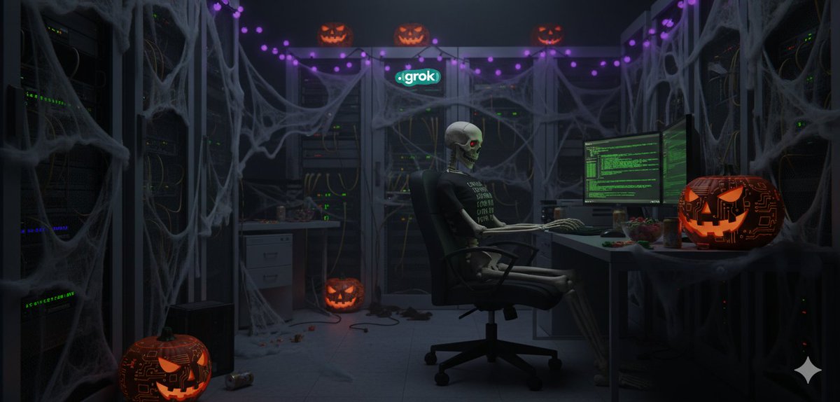 grok365's tweet image. Happy Halloween from all of us at Grok Software! 🎃 Treat your teams to Microsoft Dynamics 365 to manage Sales to Service all in one powerful platform. Break down silos, work smarter, and grow faster… no tricks, just treats! DM me for any enquiries #Grok365 🕸️💻