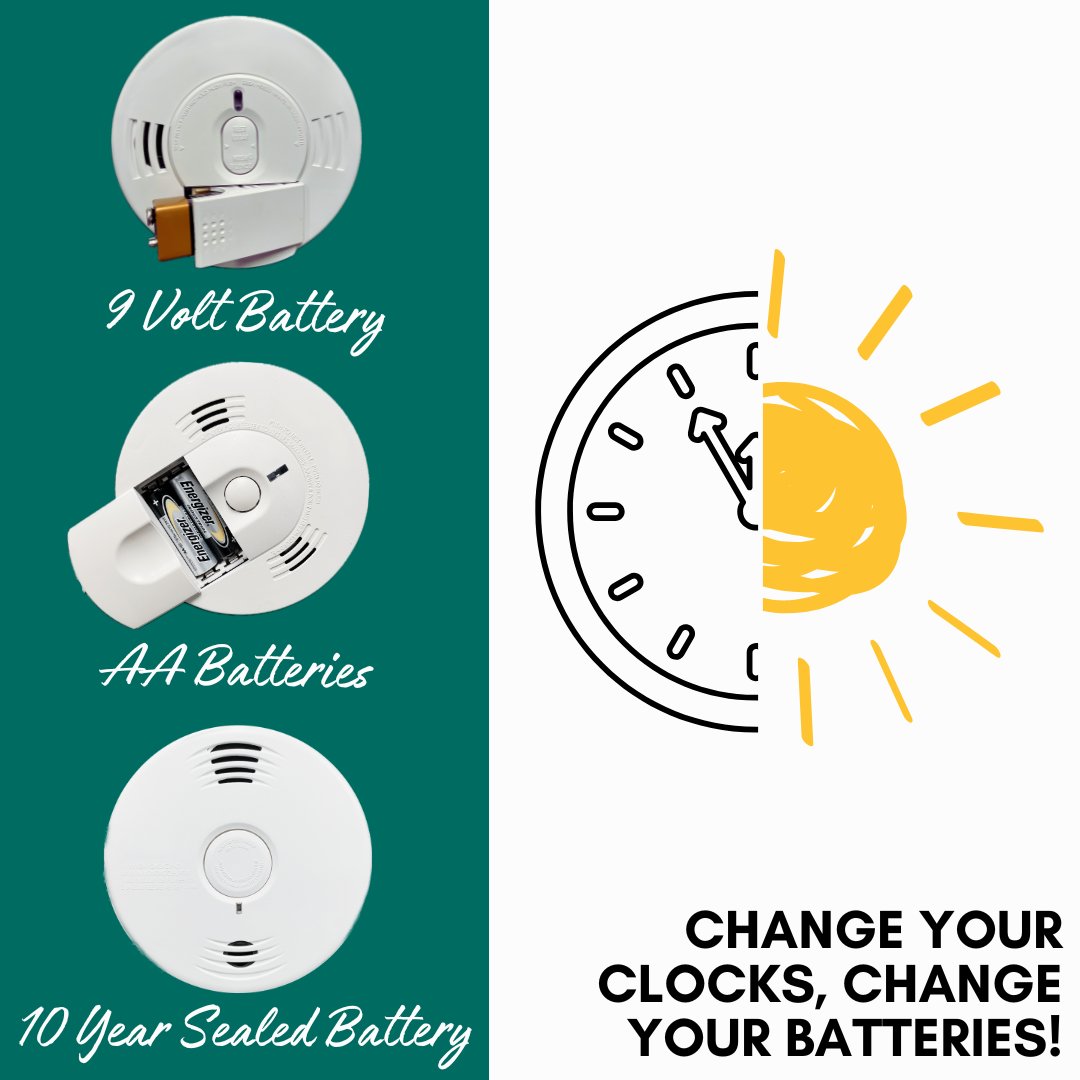 NOTLfiredept's tweet image. 🕰️ Don&apos;t forget to &quot;FALL BACK&quot; this weekend! 🍂 On November 2nd, we&apos;re gaining an extra hour of sleep as we set our clocks back an hour. It&apos;s also a great time to make sure our homes are fire-safe by changing the batteries in our smoke alarms.🔋

#Commitment #Teamwork #Community