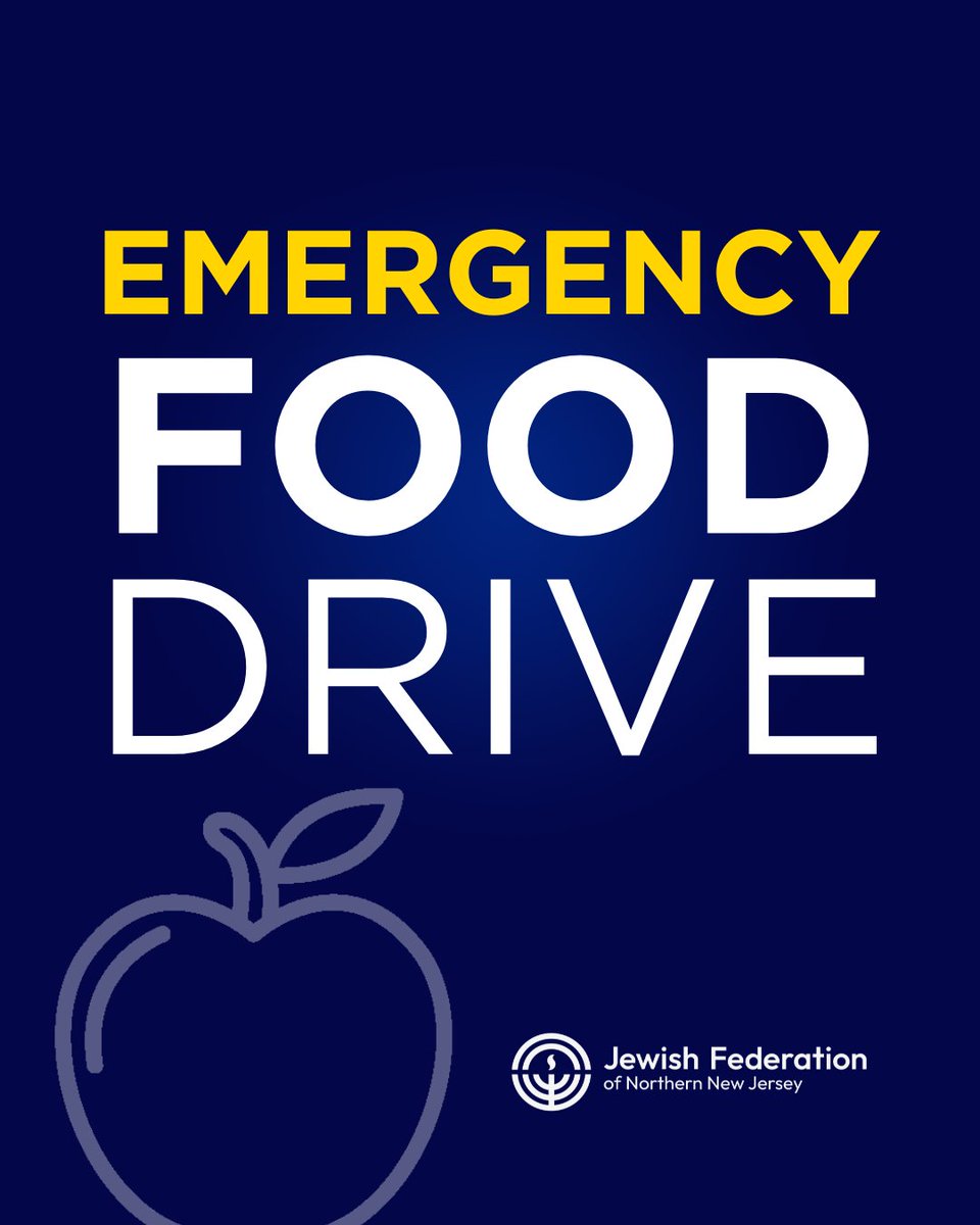 JFNNJ's tweet photo. Many of NJ families are struggling with food insecurity during the government shutdown.
Join Federation’s Hunger Relief Effort: Drop off nonperishable food at Jewish Federation (Mon–Thurs, 9–4, through Nov 26) Donate to https://t.co/KeX1Wp5USD
#HungerRelief #JFNJ #Community https://t.co/MvDJ0g7jmu