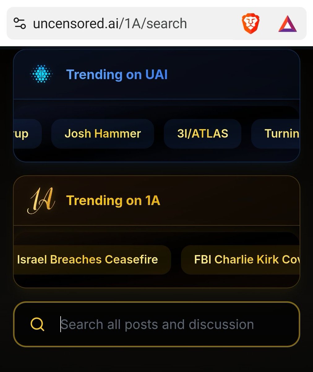 BasedSamParker's tweet image. Did you know there's an uncensored chat on Uncensored AI called 1A Forum? Go open an account and follow me: "BasedSamParker" just like here.