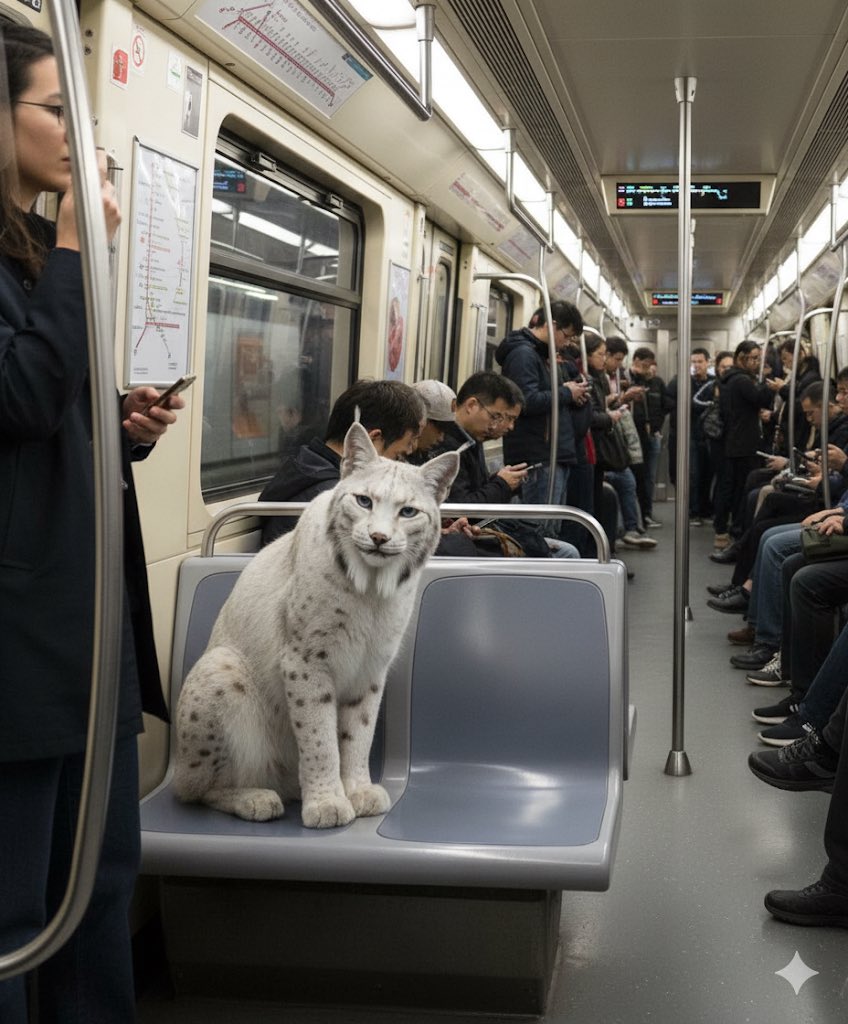 No os vais a creer a quien me he encontrado en el metro…