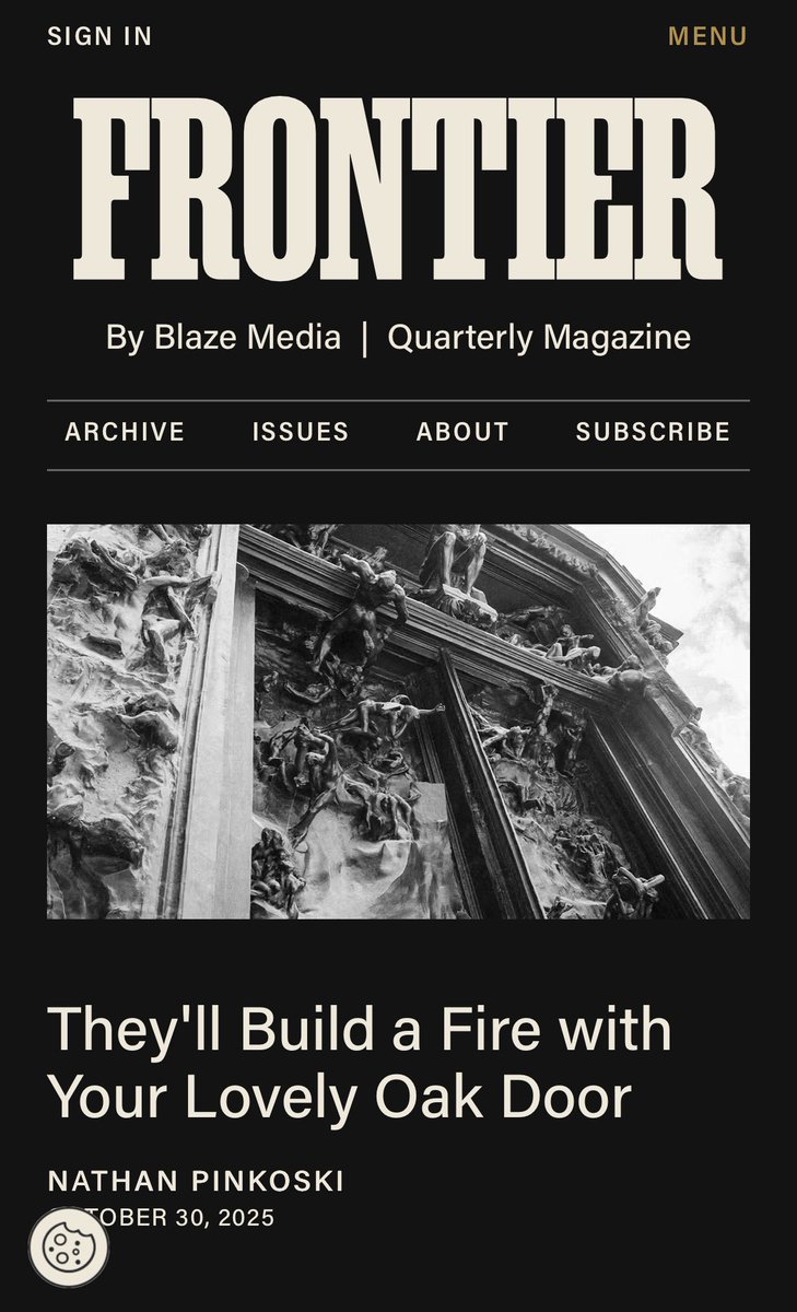 The Camp of the Saints in the latest number of the always excellent <a href="/frontier_mag_/">Frontier Magazine</a> !