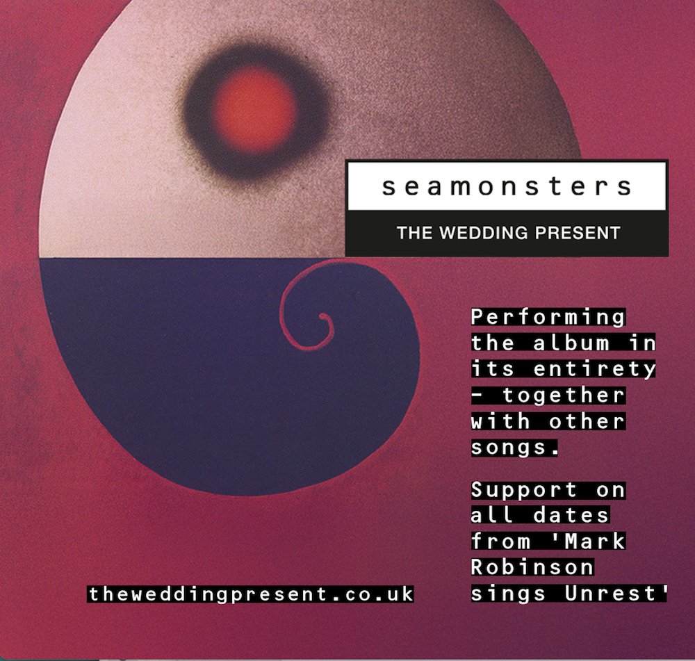 There's a lot of Wedding Present touring going on: '40th Anniversary', 'Seamonsters' and 'Acoustic'. Read all about them and much more in our new newsletter! bit.ly/TWPNewsOct25