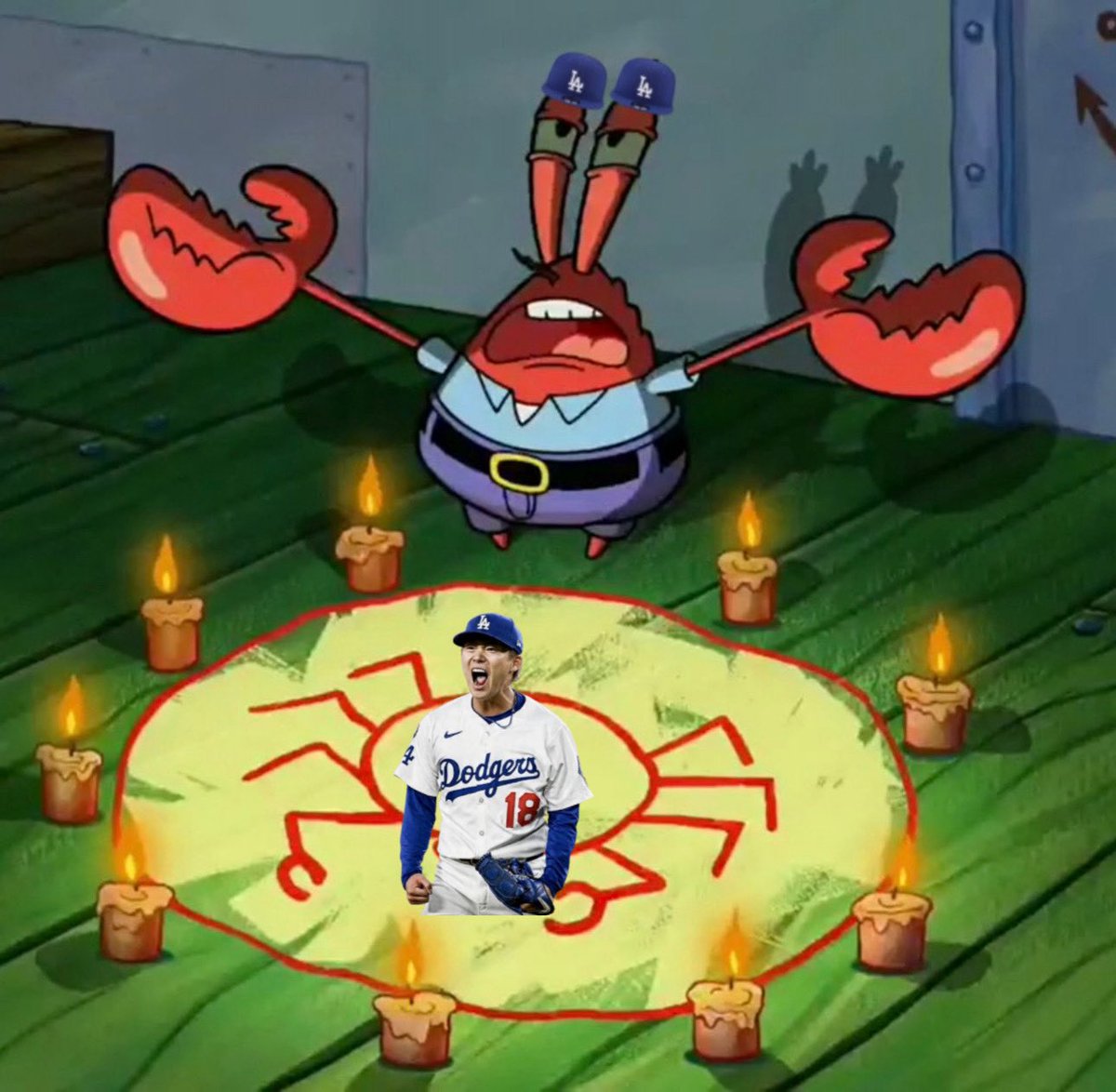 Dodgersdryphone's tweet image. SAVE US TONIGHT YOSHINOBU YAMAMOTO