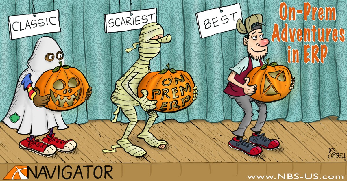 NavigatorSAP's tweet image. 🎃 On-Prem ERP is the scariest costume this Halloween.

Don’t let legacy systems haunt you. Moving to the cloud doesn’t have to be frightening. Navigator helps you make the move with confidence.

#ERP #DigitalTransformation #SAPCloudERP