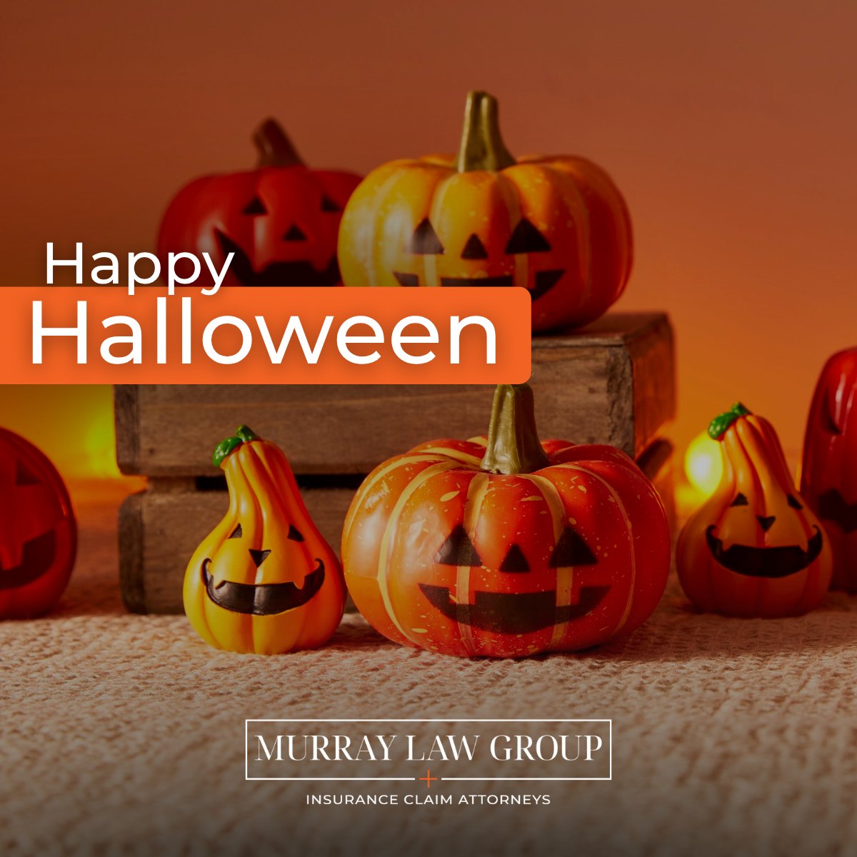 Happy Halloween, Tampa Bay! 🎃 From Murray Law Group: have a safe, spooky night. Tips: use crosswalks &amp; well-lit routes, carry a light, keep costumes clear, check treats. Drivers: slow down in neighborhoods. #HappyHalloween #TampaBay #MurrayLawGroup #StaySafe #TrickOrTreat