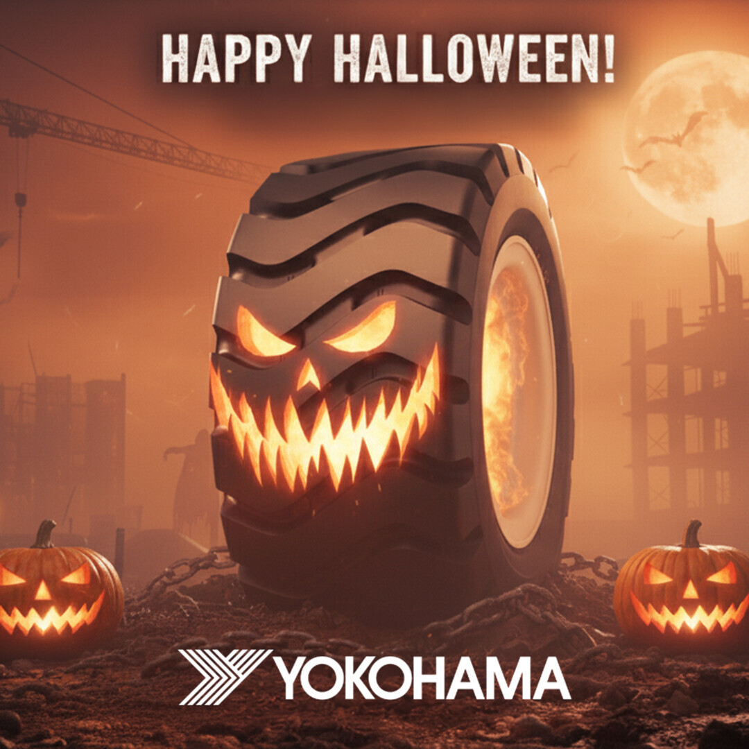 This Halloween, don’t let downtime haunt you. Yokohama OTR Tires tackle the trickiest job sites with ghoulish grip and monster durability. Treat your fleet to the best!