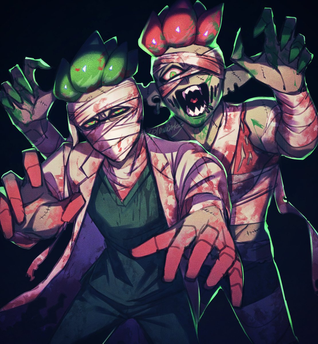 rk_splaworks's tweet image. Bankara Zombie Walk🧟‍♀️ #Splatoween