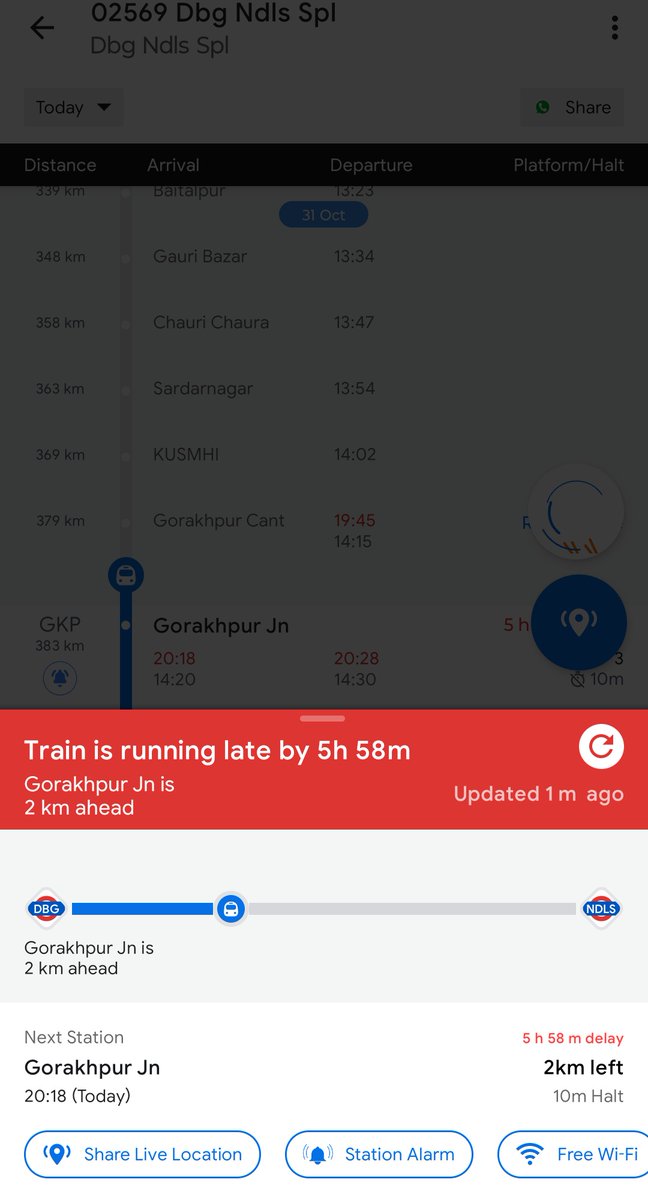 kishlay29me's tweet photo. Train 02569 is running 5–7 hours late every single day . Maybe it’s not a train anymore, just a slow-moving museum on tracks. 🚂💤
Indian Rail really said,Why reach on time when you can test everyone’s patience instead.@RailMinIndia
@RailwaySeva https://t.co/JMEJUIAiAc