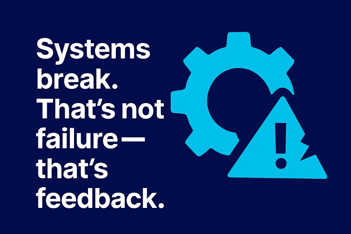 TechVibeAis's tweet image. ⚙️ Systems break. That’s not failure — that’s feedback.
#BreakToBuild
#FailForward
#FixTheLoop
#SignalNotNoise
