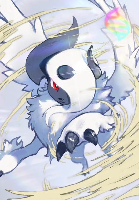メガアブソル #ポケモンイラスト