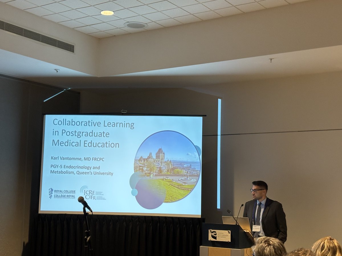 A great talk by Dr. Karl Vantomme on a resident driven collaborative learning experience involving Dr. Josh Lakoff and team. A great model for fostering a sense of collegiality and increasing understanding of involvement from multiple specialties for diabetes management.