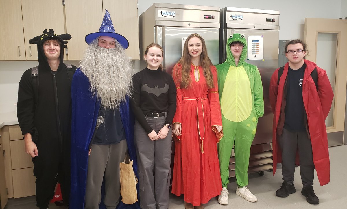 We're ready to ROCK this Halloween! Thanks to our students for dressing up too! #happyhalloween #heavymetals #elements
