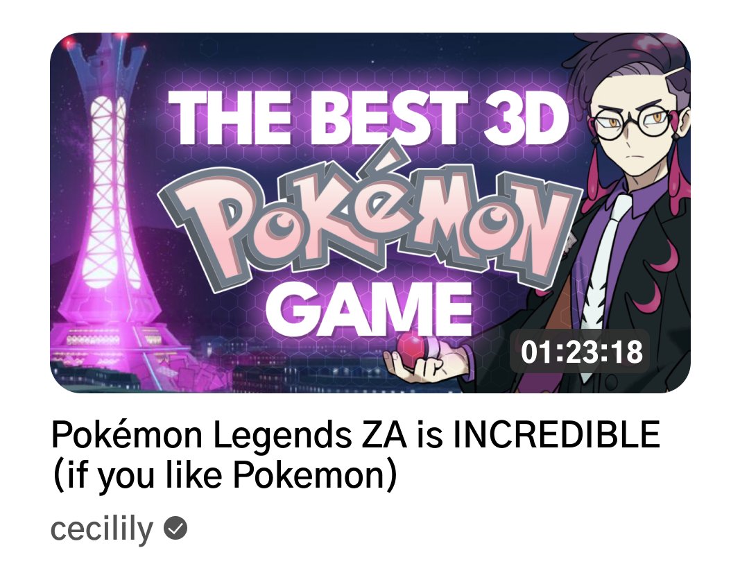 NEW VIDEO

Wish me luck.

This isn't a video about windows. It's about gentrification, the housing crisis, anti-homeless benches, toxic yuri, Canatics, using type immunities as a narrative device, the best story we ever got and a Pokémon game made with care for fans.

Link below!