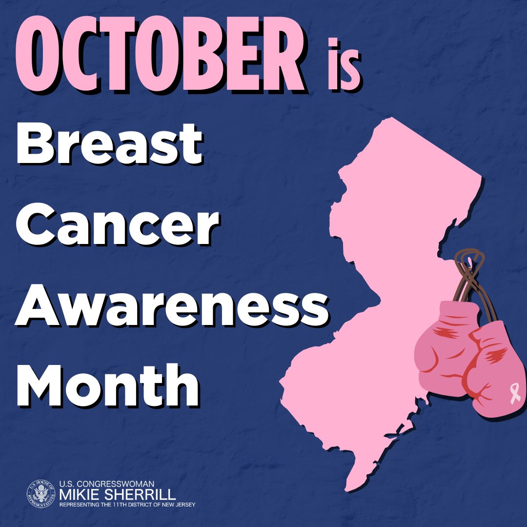 RepSherrill's tweet image. October is Breast Cancer Awareness Month.

This year, around 316,000 women will be diagnosed with new cases of breast cancer, and half of those women will be under the age of 62. That&apos;s why now, more than ever, it&apos;s important to go for yearly checks, and watch out for the early…