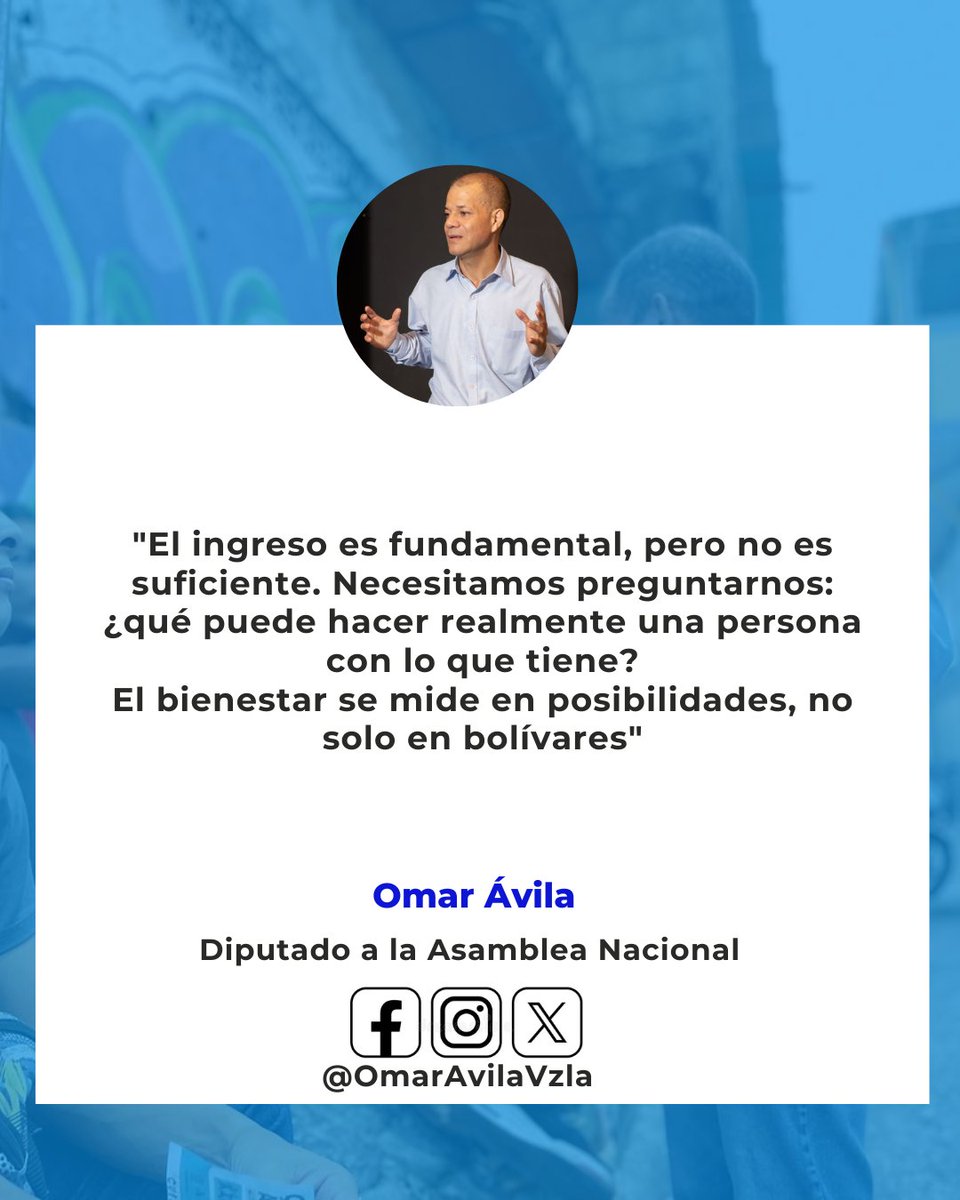 El ingreso es fundamental, Pero no es suficiente.
Por <a href="/OmarAvilaVzla/">Dip. Omar Ávila</a> 
#Venezuela #Viernes #31Octubre 
👉acortar.link/v5wb9M