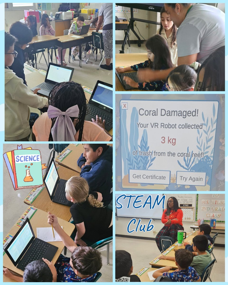 Our first STEAM CLUB was a total hit! 🚀 The students had a blast coding, coming up with a name for the club, and setting up some good rules for the team. It was a great start to our journey together! #STEAMclub #AvocadoAces <a href="/MDCPS/">Miami-Dade Schools</a> <a href="/MDCPSSouth/">South Region Office</a> <a href="/SuptDotres/">Jose L. Dotres, Ed.D.</a> <a href="/MDCPSSTEAM/">M-DCPS STEAM</a>