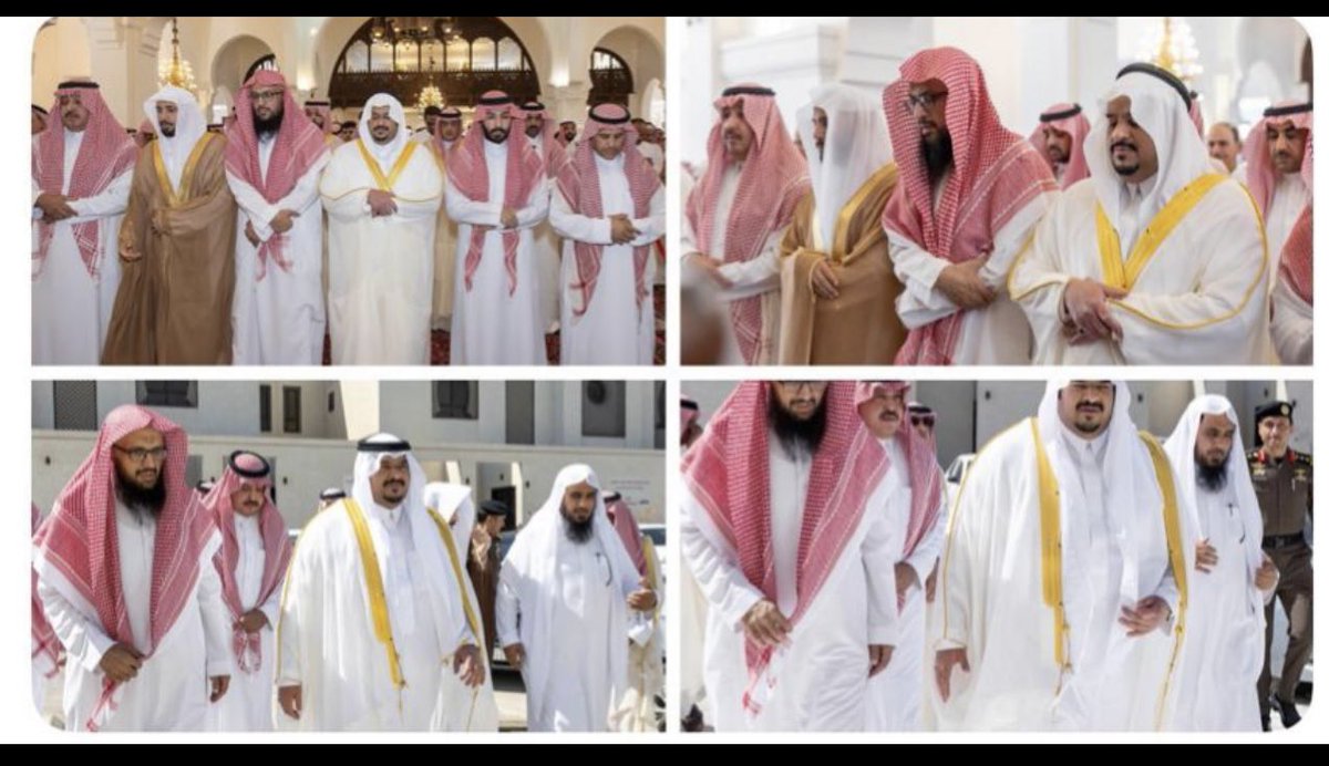 سمو نائب أمير منطقة الرياض يؤدي الصلاة اليوم بعد صلاة الجمعة الموافق ٩ / ٥ / ١٤٤٧ هـ  على والدة المدير العام لفرع الرئاسة العامة لهيئة الأمر بالمعروف والنهي عن المنكر الشيخ عبدالله بن محمد الشبانات المحتسبة منيرة بنت ناصر بن سعد الشبانات ووالدة فضيلة الشيخ سعد بن تركي الخثلان