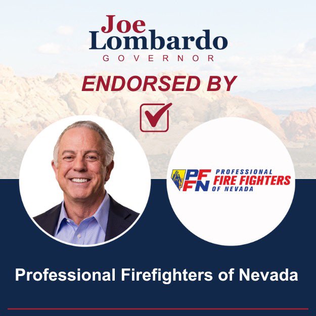 Thank you, <a href="/pffnevada/">Pro Fire Fighters NV</a>! 

The brave firefighters of Nevada stand ready to protect our communities every single day. I’ll always fight to make sure they have the resources they need to keep Nevadans safe.

I’m proud and grateful for their support!
