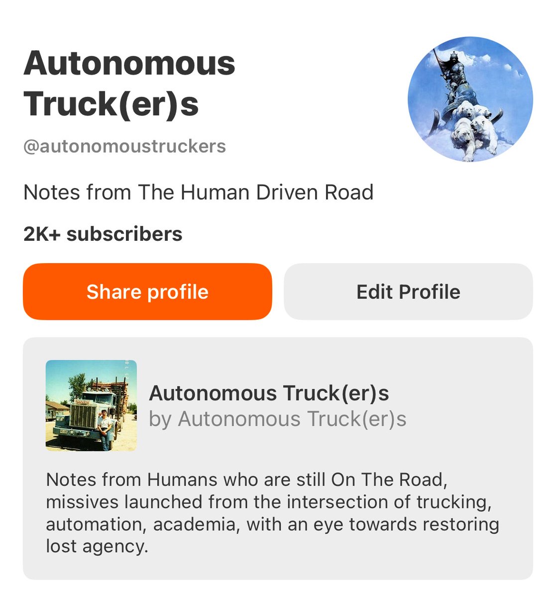 My latest S______k is live, where I take you on a little history of the 'Driver Shortage Narrative', what it cost, how it evolved, and how the ATA is solely responsible for the results - carnage on our highways, and an industry in crisis. 

Screenshots + Link below, have a read!