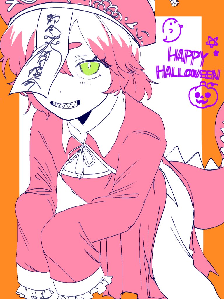 Hanamarumaru518's tweet photo. ハロウィンっぽい再掲🎃
 #yrmn擬人化 https://t.co/4sjO5XtKRB