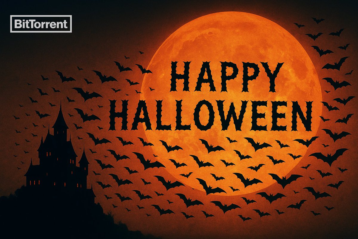 BitTorrent's tweet image. 🎃 The night is alive and bats are on the move. 🦇
We want to see your most inventive Halloween costumes this year.

How would you make them even spookier with a touch of #BitTorrent magic? Share your ideas in the comments.