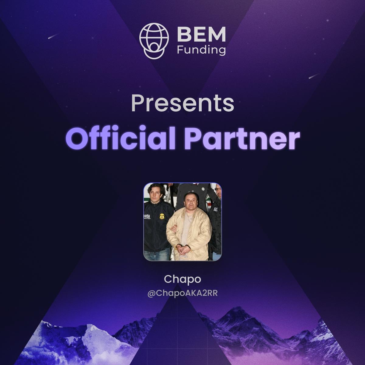 I am excited to announce that I have partnered with 
<a href="/BemFunding/">BEM Funding</a>

Use the code “CHAPO” for a 5% discount on accounts over 5k.

I will also be hosting giveaways soon, so stay tuned!
