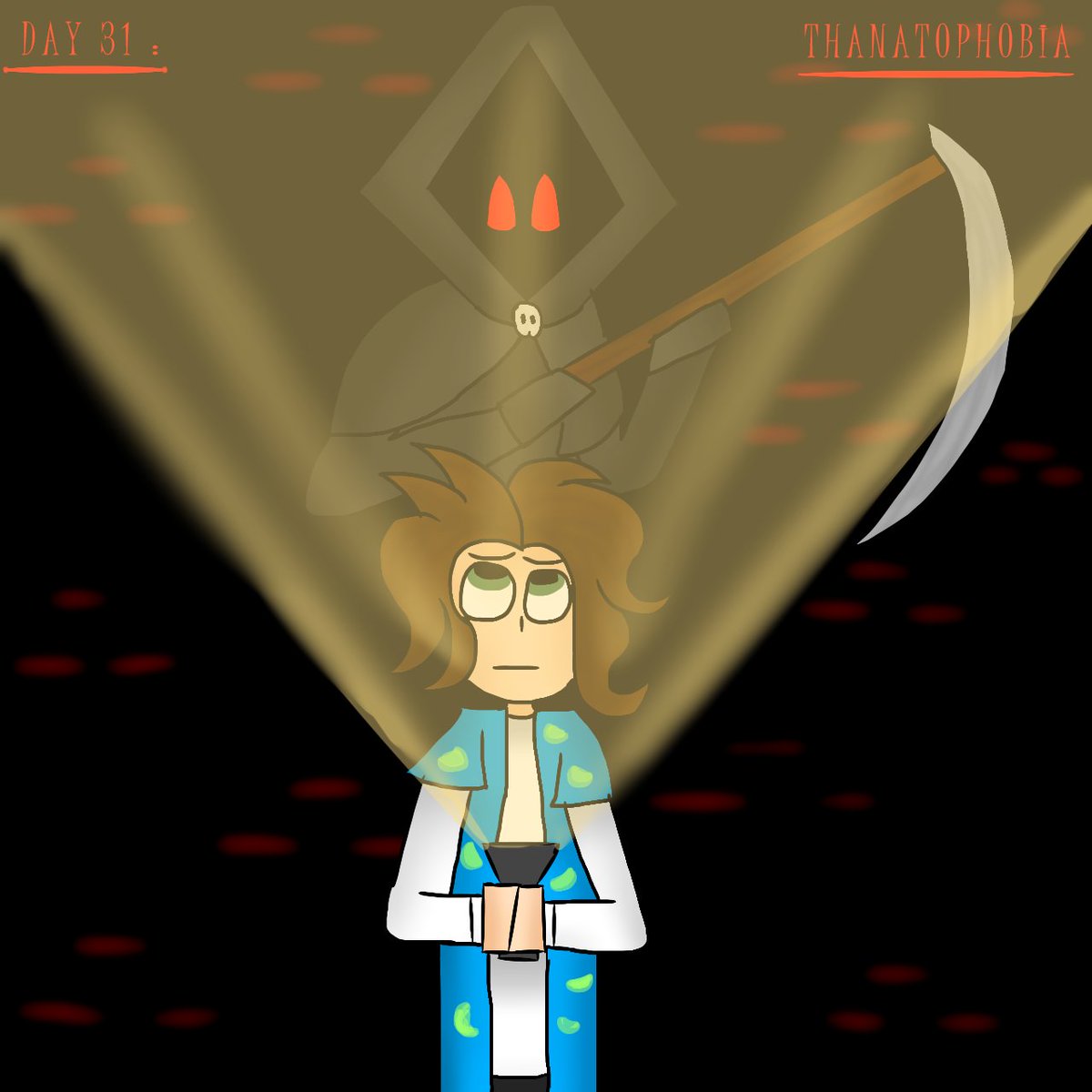 #rumblephobia
Day 31: Thanatophobia