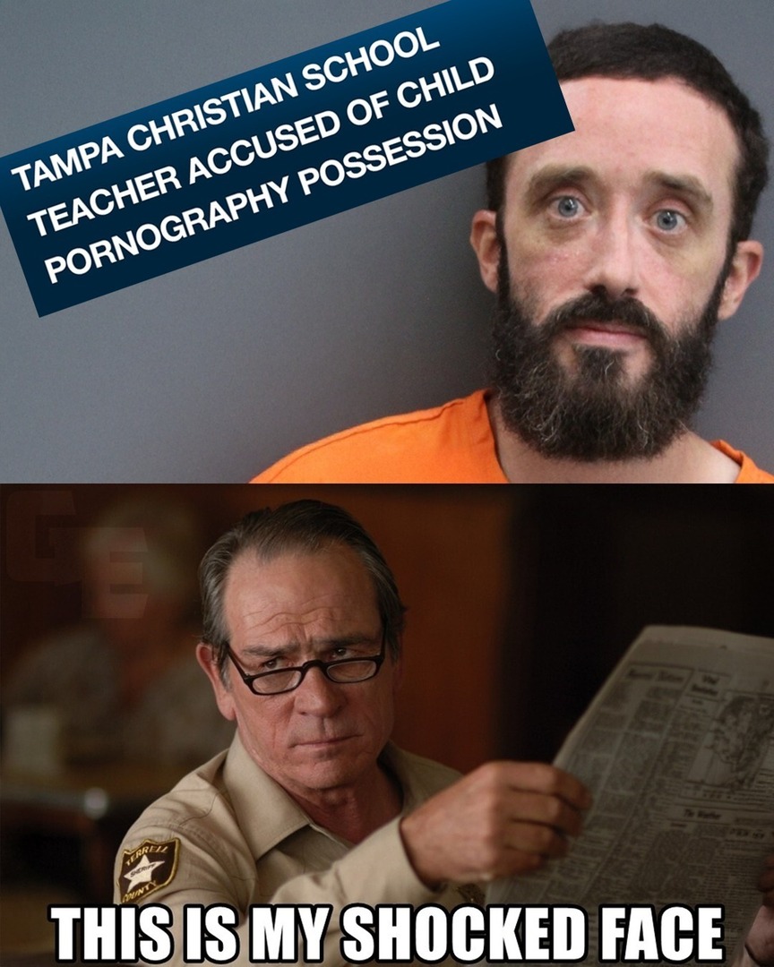GodlessEngineer's tweet photo. Everytime it happens I'm not surprised at all.
#JusticeServed #NewsUpdate #CriminalJustice #BreakingNews #ReligiousAccountability #InstitutionalFailure #ProtectChildren #ChildSafety #ChristianSchool #Meme #NewsCommentary #SocialCommentary #ExposedTruth #ClusterMeme #NewsComedy… https://t.co/X4YVph1alM